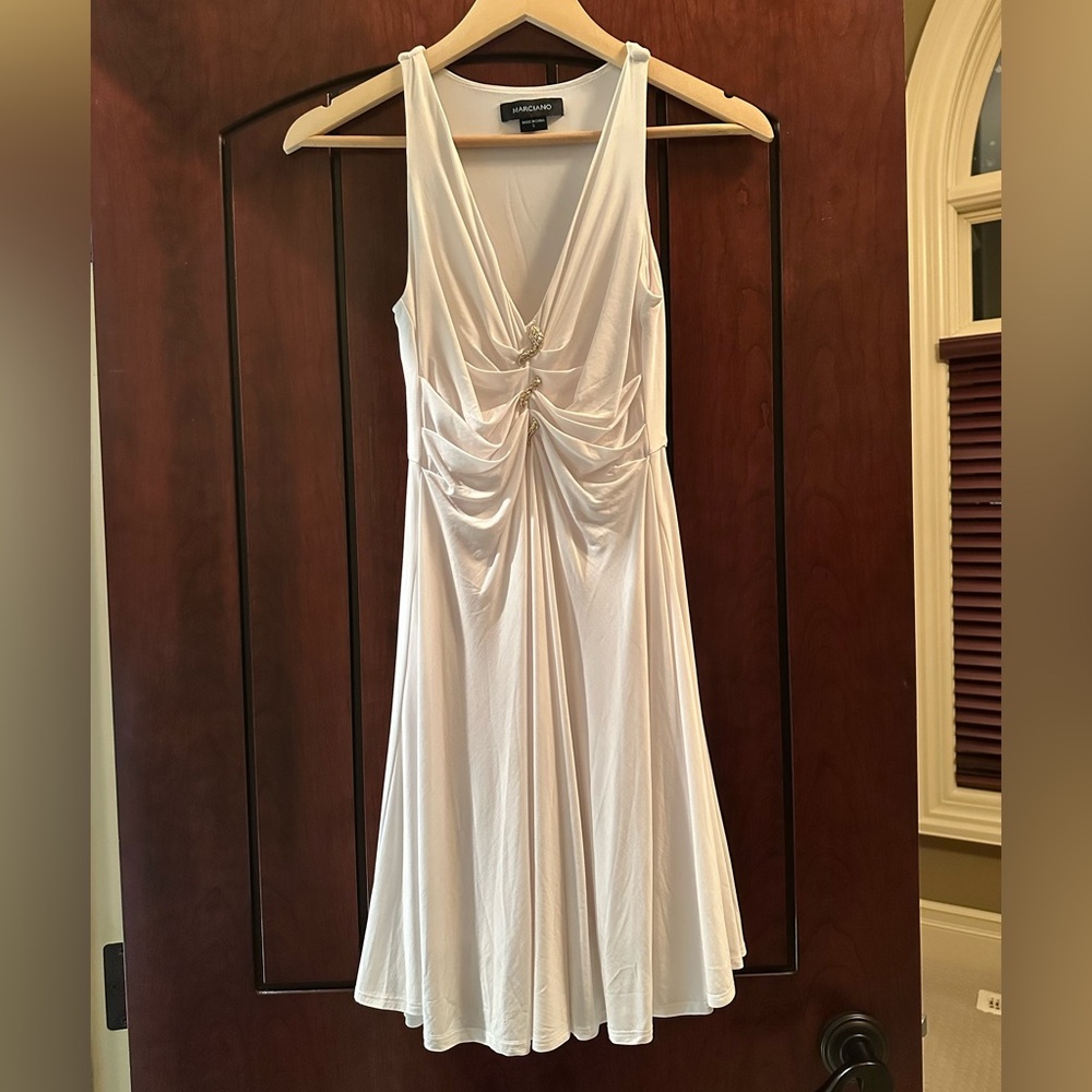 White Sleeveless Dress